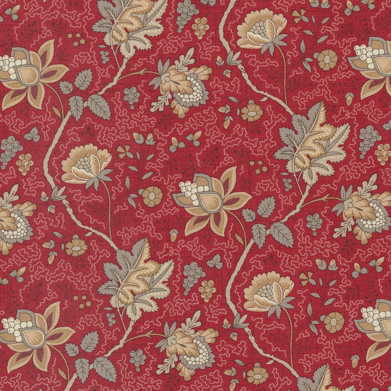 Floral Red 13944-14