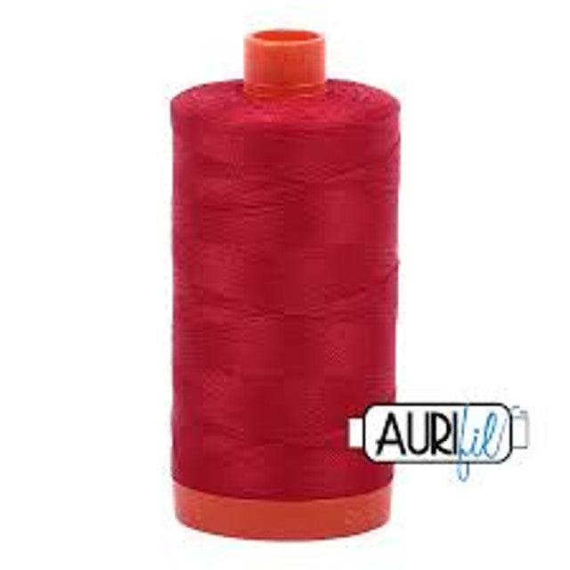 Aurifil Cotton Thread Solid 50wt 1422yds Red Wine 2260