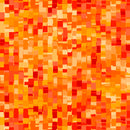 Orange Ombre Squares Backer