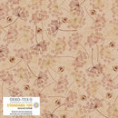 Stof  Small Flower Bumblebees Peach 4502-933