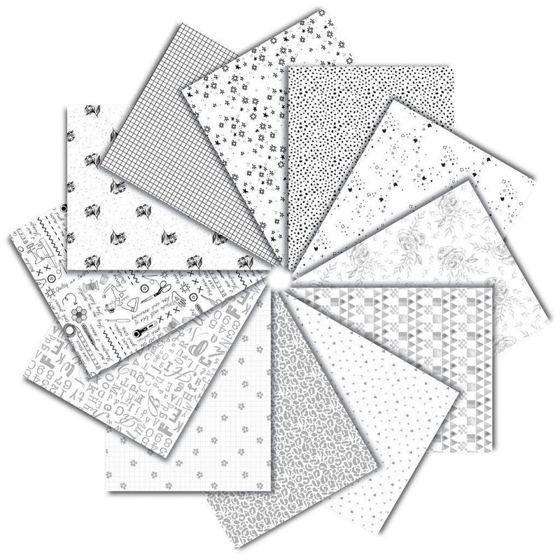 FQPACKS, 12 Fat Quarters QUIET RIOT