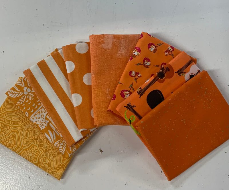 Fat Quarter Bundle Orange