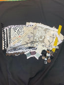 Slow Stitching Starter Kits Black & White