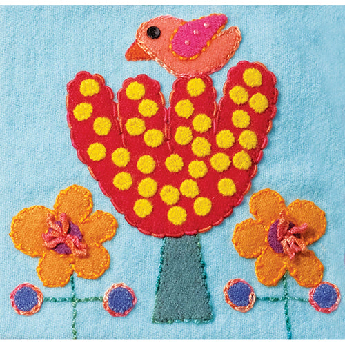 Sue Spargo Pre-cut Wool Applique Pack Bird and Tree
