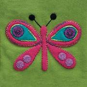 Sue Spargo Pre-cut Wool Applique Pack Butterfly