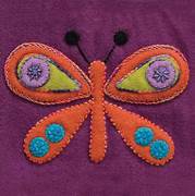 Sue Spargo Pre-cut Wool Applique Pack Butterfly