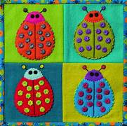 Sue Spargo Pre-cut Wool Applique Pack Ladybug