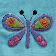 Sue Spargo Pre-cut Wool Applique Pack Butterfly