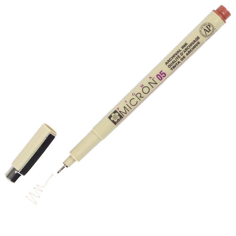 Pigma Micron 05 Pen .45mm Brown