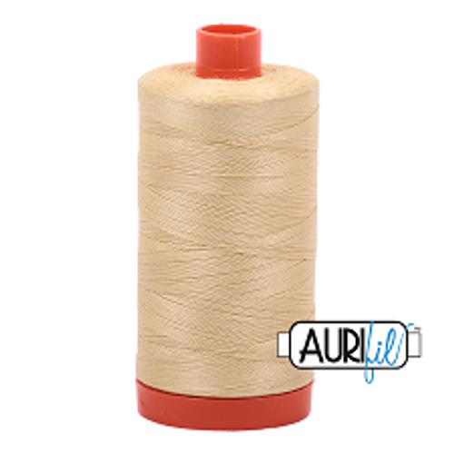 Aurifil Cotton Thread Solid 50wt 1422yds Wheat 2125