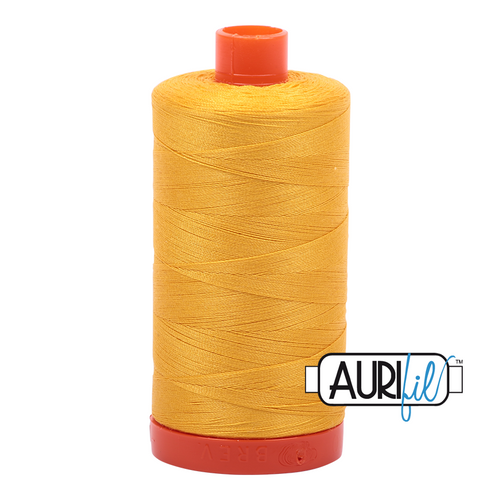 Aurifil Cotton Thread Solid 50wt 1422yds Yellow 2135