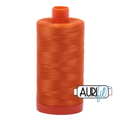 Aurifil Cotton Thread Solid 50wt 1422yds Pumpkin 2150