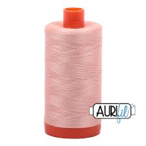 Aurifil Cotton Thread Solid 50wt 1422yds Light Salmon 2220