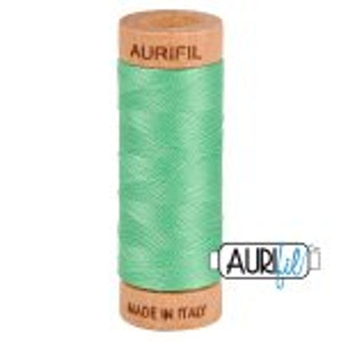 Aurifil Cotton Thread Solid 80wt 300yds Light Emerald 2860