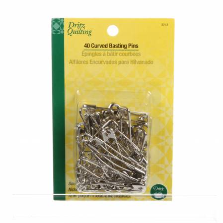 2 inch Dritz Curved Basting Pins 40 PC