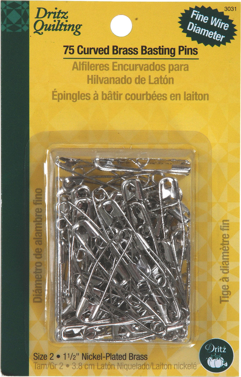 Curved Basting Pins Size 2