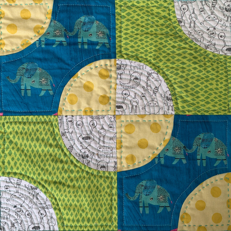 Patchwork and Quilting Techniques Online Course with weekly Zoom sessions + BONUS Free Motion Quilting course