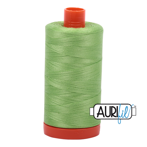 Aurifil Cotton Thread Solid 50wt 1422yds Shining Green 5017