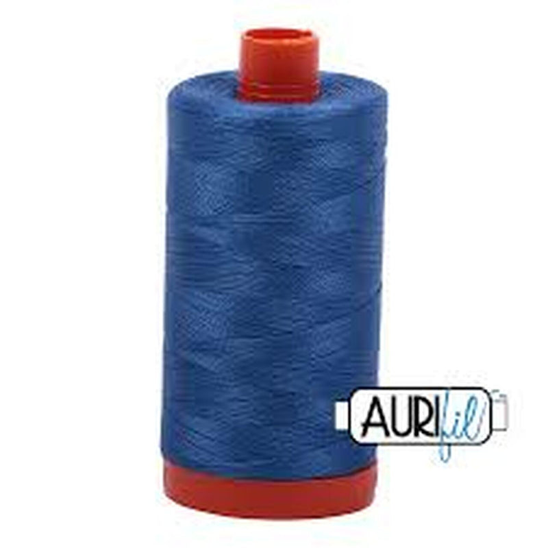 Aurifil Cotton Thread Solid 50wt 1422yds 6738 Peacock Blue