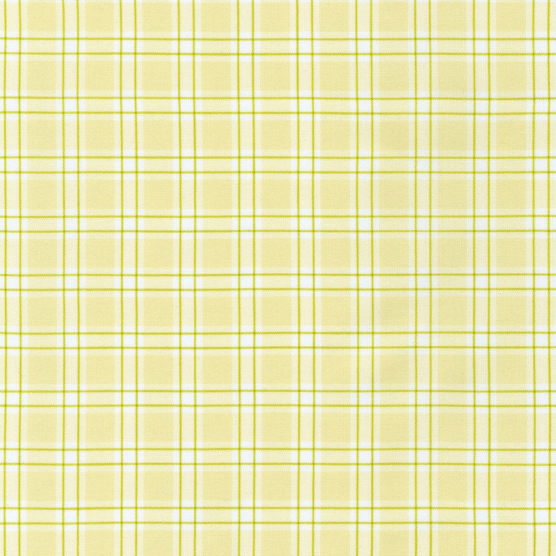Kitchen Window Wovens Thin Plaid Meringue