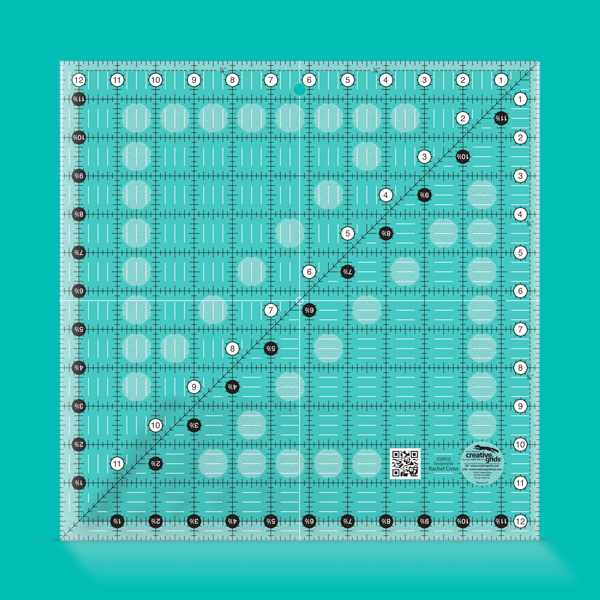 Creative Grids Quilt Ruler 12-1/2in Square CGR12