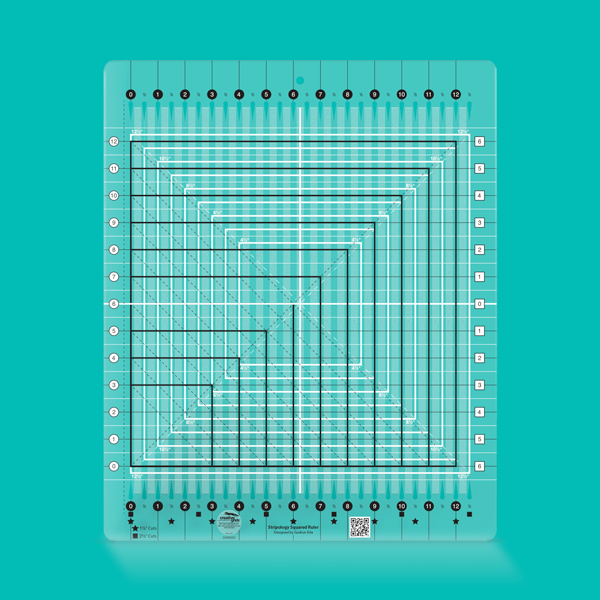 Creative Grids Stripology Squared Quilt Ruler CGRGE2