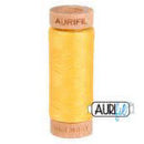 Cotton Mako Thread 80wt 280m PALE YELLOW 1135