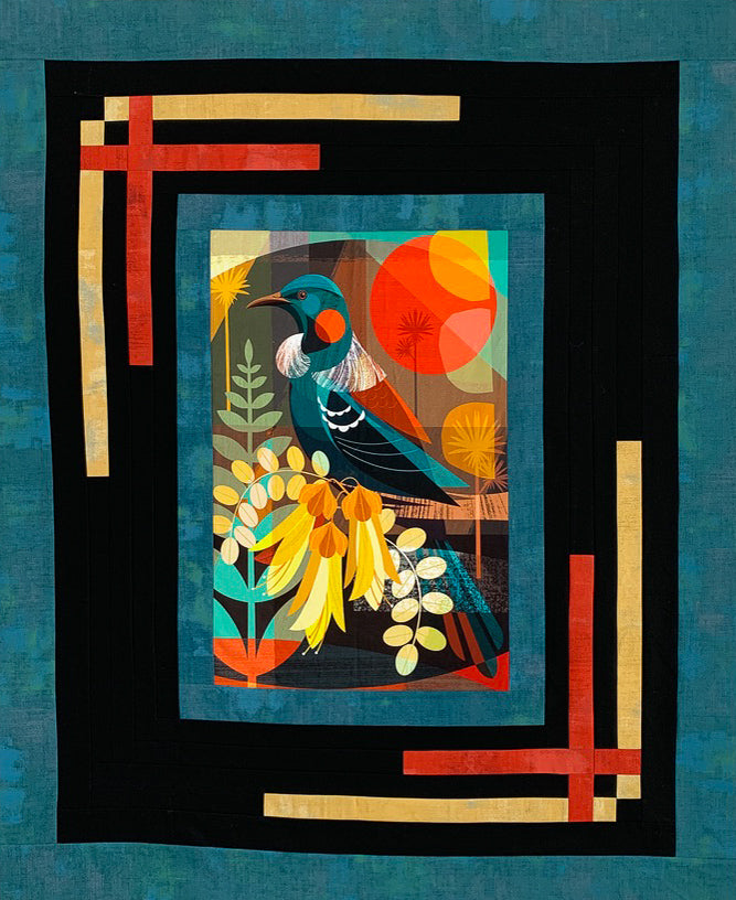 Tui and Kowhai Pattern printed version