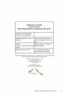 Elephants on Parade Pattern pdf