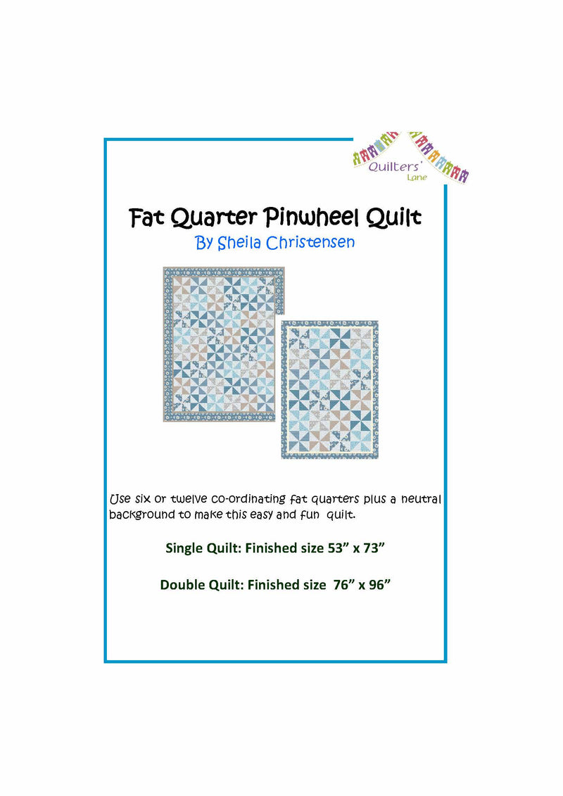 Fat Quarter Pinwheels - Pattern