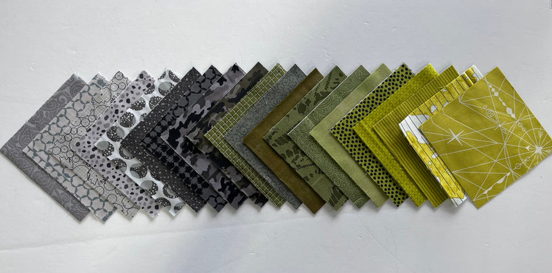 Moss and Stone Layer Cake 42 x 10" Squares