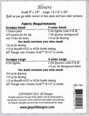 Slivers Quilt As You Go Table Runner Kit - Fresh Teal