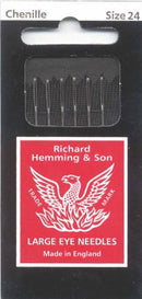 Richard Hemming Chenille Needle Size 24 6ct