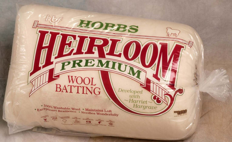 Hobbs Heirloom premium 100% Wool Batting 108" wide
