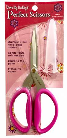 Perfect Scissors Karen Kay Buckley Multi-Purpose Large 7-1/2in Pink
