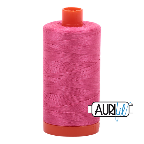 Aurifil Cotton Thread Solid 50wt 1422yds 2530 Blossom Pink