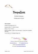 Propellors Jelly Roll Quilt Pattern