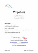Propellors Jelly Roll Quilt Pattern pdf