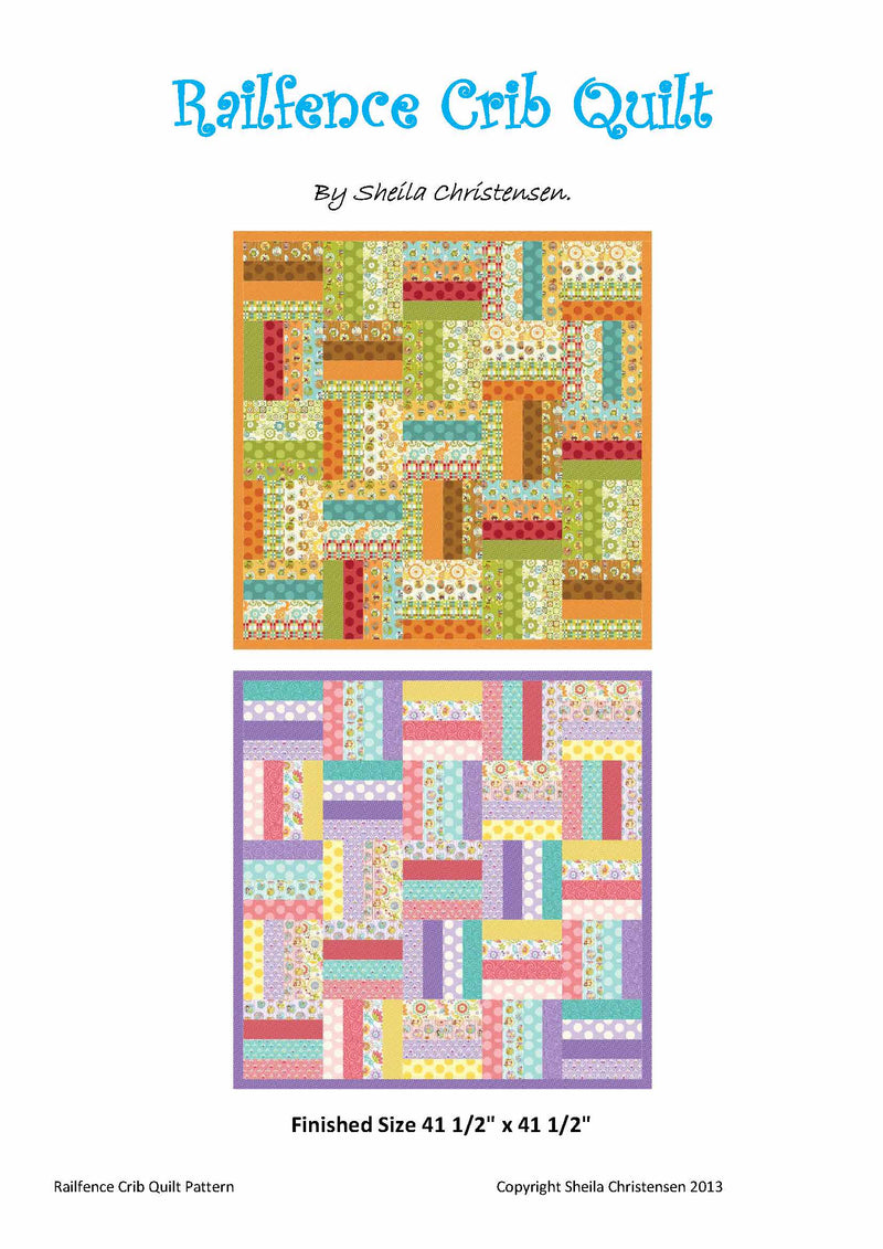 Railfence Crib Quilt