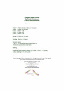 Elegant Table Runner - Pattern