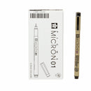 Pigma Micron Pen Black .25mm Size 01