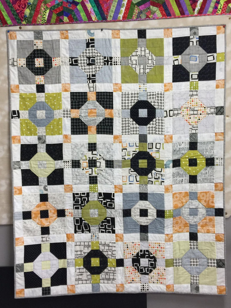 Click Quilt Kit - Oranges and Greens