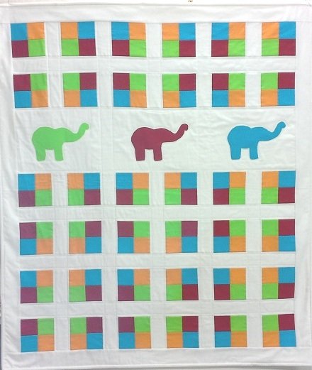 Elephants on Parade Pattern
