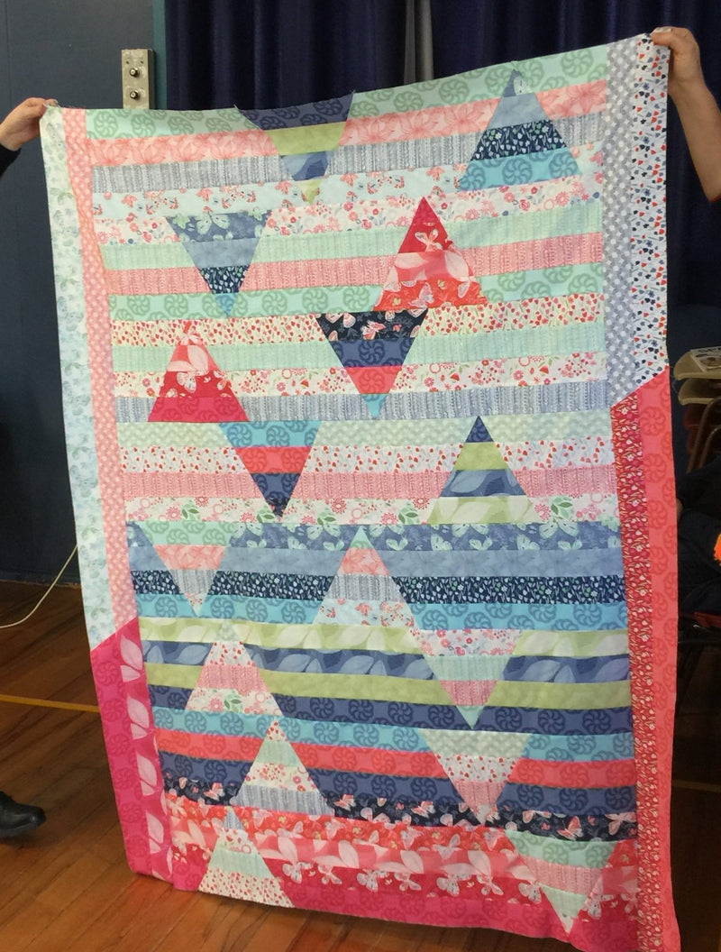 Peaks in the Mist Jelly Roll Quilt Pattern
