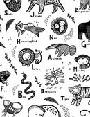 STELLA WG1982 WHITE Alphabet Animals